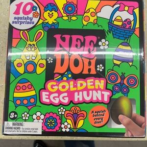Nee Doh Golden Egg Hunt Squishy Surprises (2 boxes)